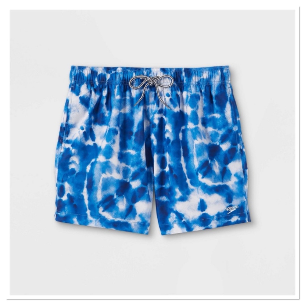 Speedo Menβs 5.5β Volley Peacock Swim Trunks